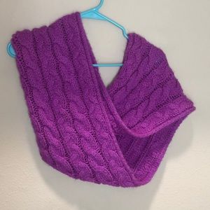 Purple Infinity Scarf